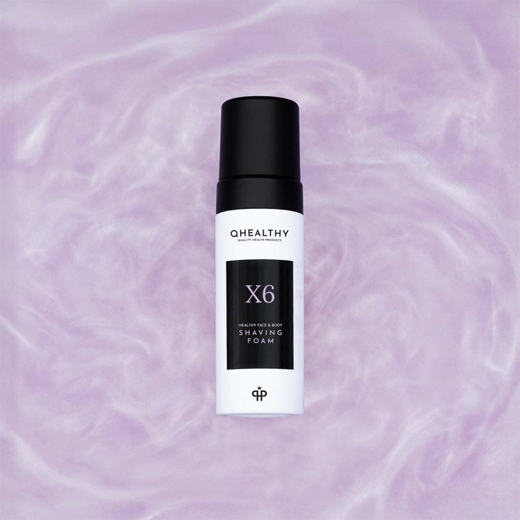 X6 Shaving Foam - QHEALTHY - LILA