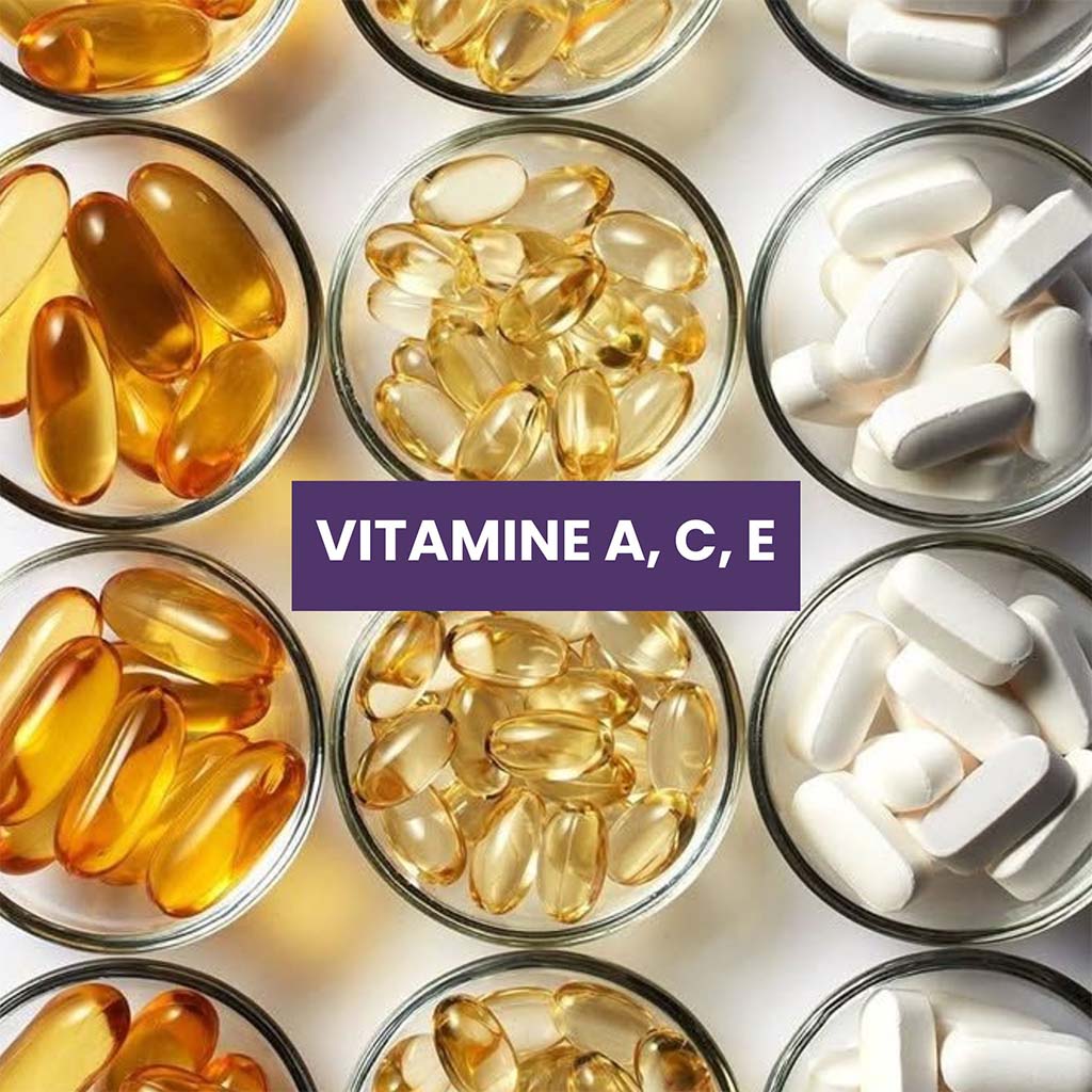 Vitamine a, c, e